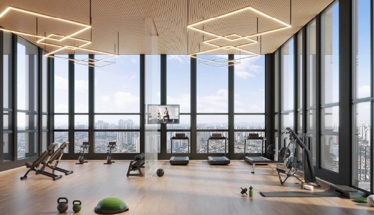 Fitness no rooftop