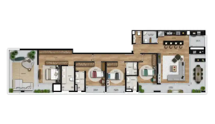 Cazuza 199m²
