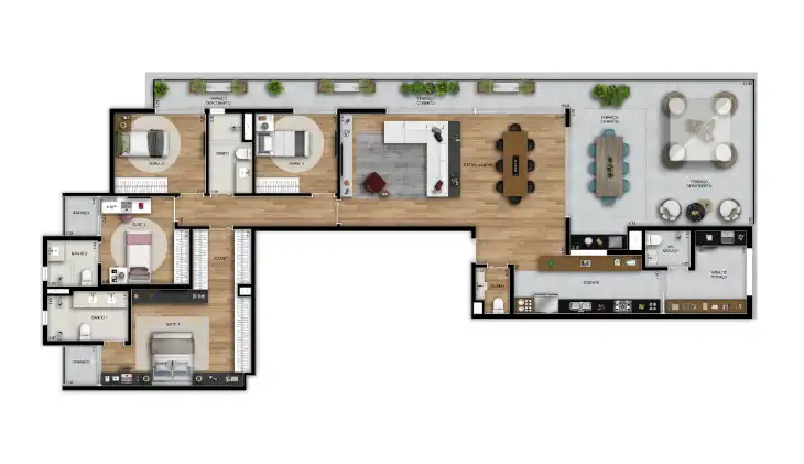 Cazuza 214m²