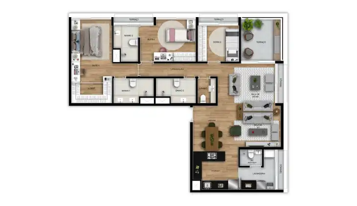 Tim Maia 128m²